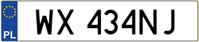 Truck License Plate
